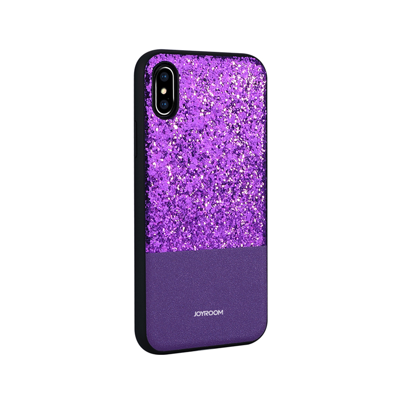 iPhoneX手机壳 多彩少女款全包设计保护壳 防滑防撞全面设计 适用于苹果x手机壳 紫色