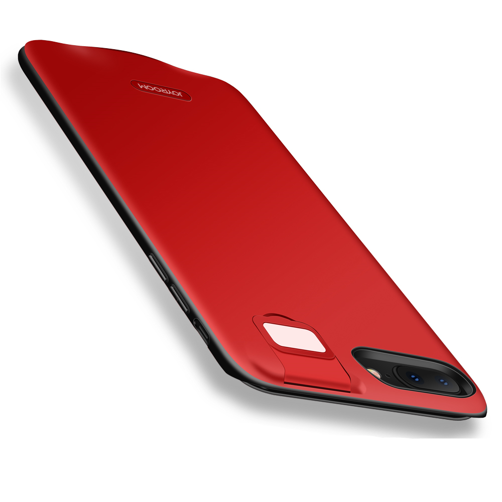 iphone7p/8p背夹充电宝 采用细微磨砂工艺 手感舒适 智能聚合物电芯(4000毫安)5.5寸红色