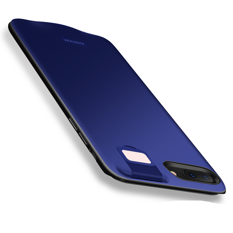 iphone7p/8p背夹充电宝 采用细微磨砂工艺 手感舒适 智能聚合物电芯(4000毫安)5.5寸蓝色