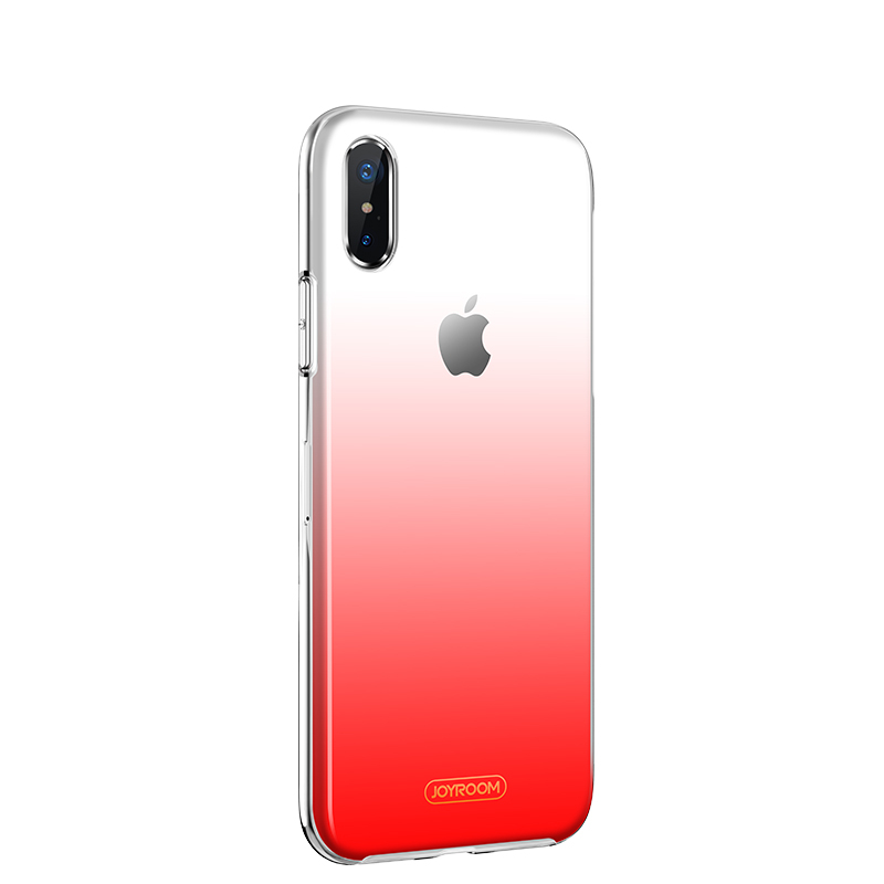 iphonex手机壳融合TPU+PC防摔保护 手感舒适+仟薄防滑设计保护套 用于苹果x手机壳 红色