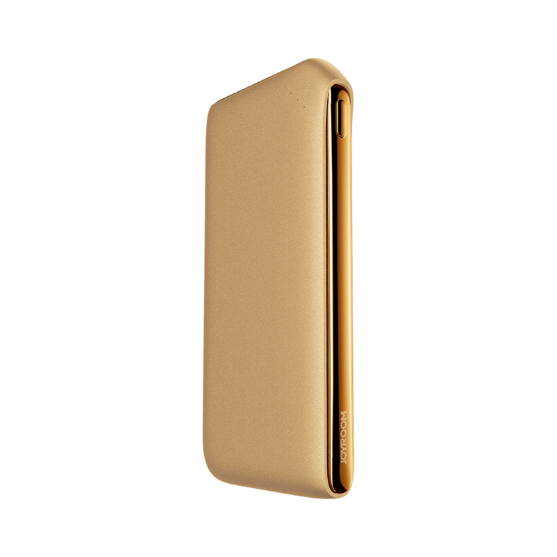 苹果安卓通用凌智系列10000毫安移动电源 聚合物 双USB输出手机平板通用充电宝 金色