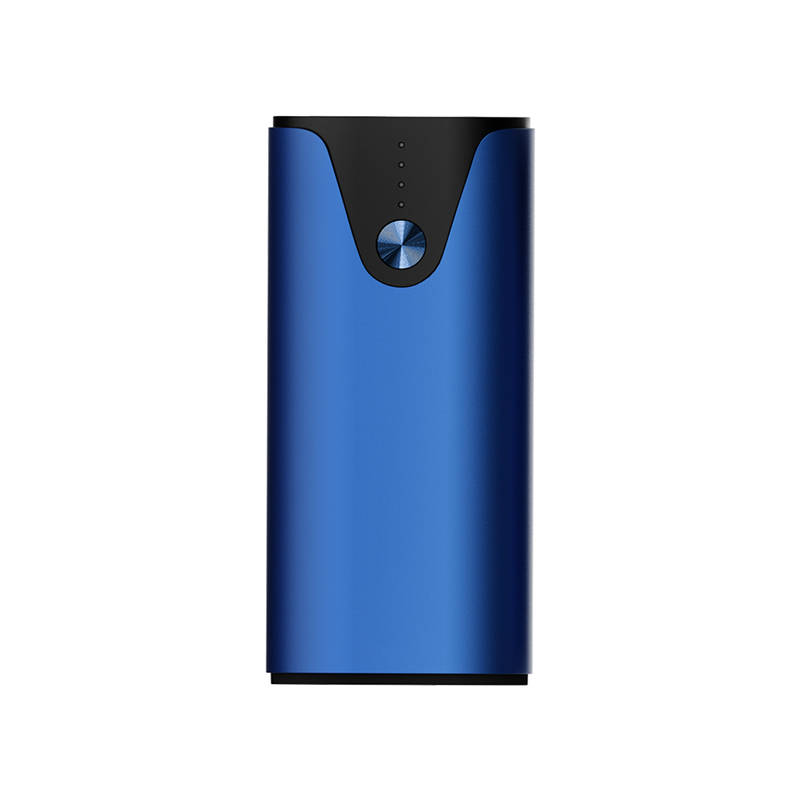 苹果安卓充电宝 D-M156 双USB智能输出口 LED照明灯(5000毫安)蓝色