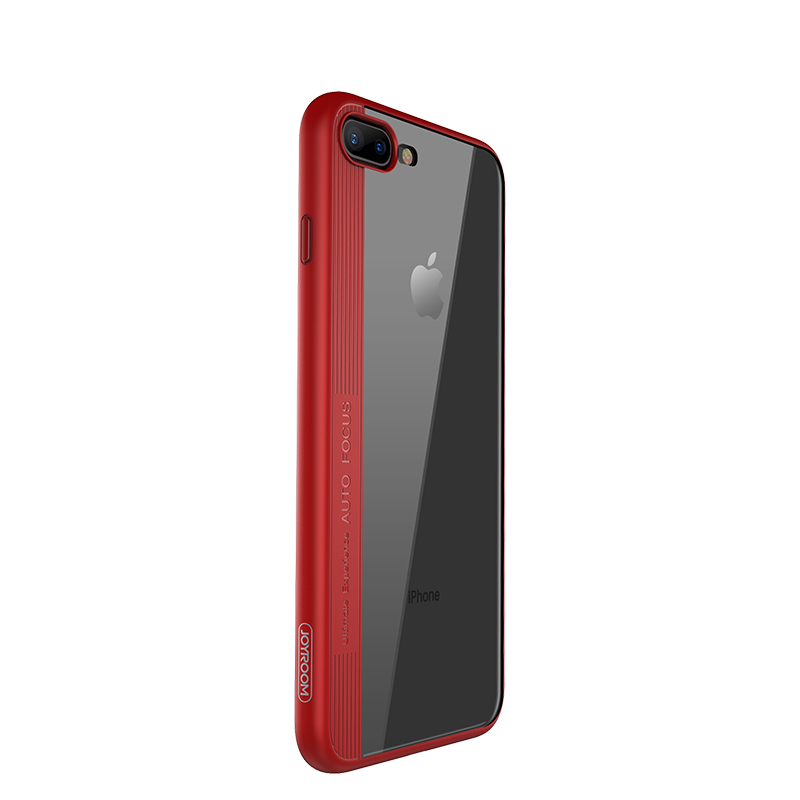 iPhone8/7手机壳 采用亚克力背板 清透不发黄防摔防撞耐刮花 仟薄舒适细腻顺手 红色