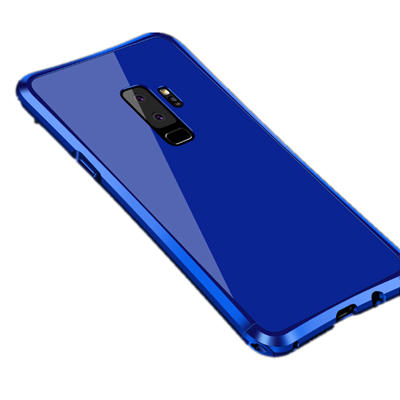 三星S9新款手机壳金属边框防撞防摔S9plus保护壳 适用于三星s9/plus 三星S9plus 蓝色