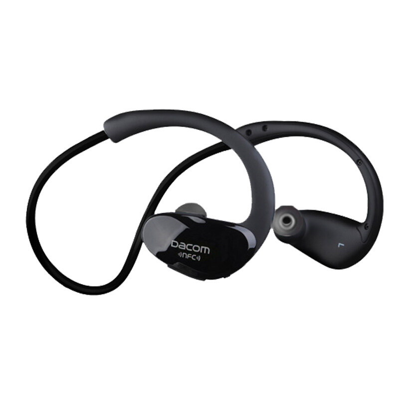 HIGE 运动蓝牙耳机跑步耳机双耳音乐无线入耳头戴式适用于苹果安卓通用版 黑色