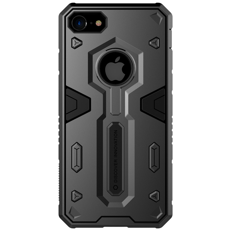 HIGE/iPhone8手机壳 苹果8 Plus保护套悍将系列铠甲手机壳/保护套 适用于苹果8 黑色-4.7英寸