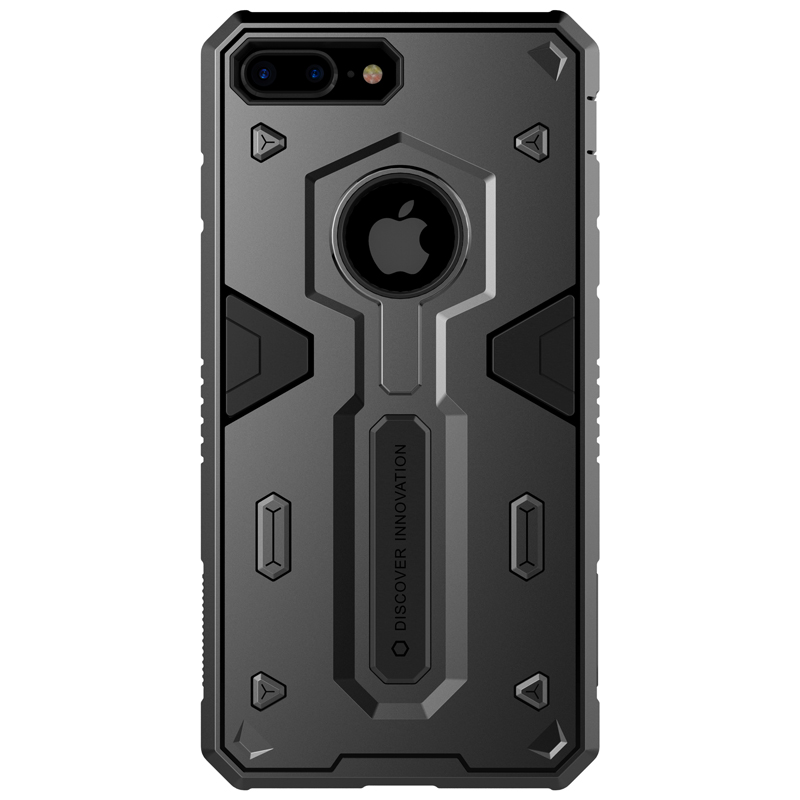 HIGE/iPhone8手机壳 苹果8 Plus保护套悍将系列铠甲手机壳/保护套 适用于苹果8plus 黑色-5.5英寸
