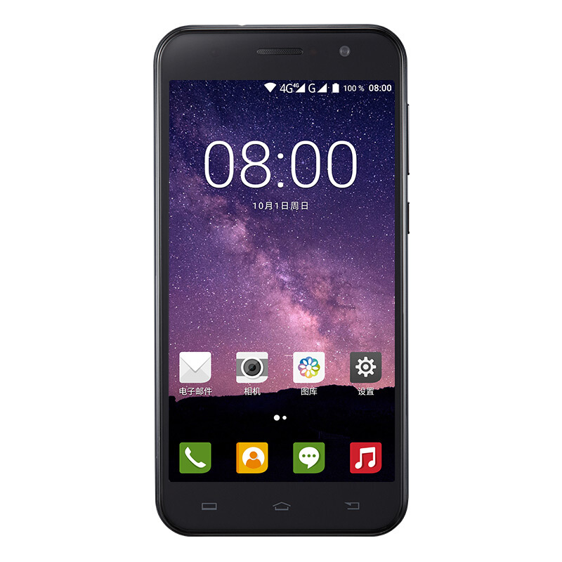 Philips/飞利浦X596智能手机 双卡双待美颜手机 移动联通电信4G 全网通4GB+32GB 黑色