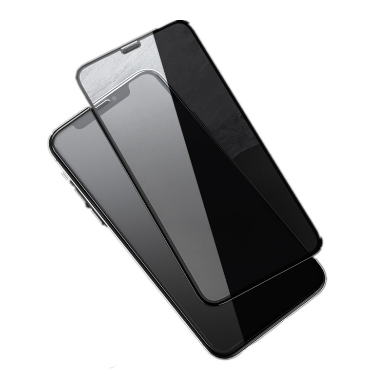 HIGE/iPhoneX 6D钢化前膜 全屏覆盖6D玻璃贴膜 全包边玻璃膜 适用于苹果X[高清版]防尘不碎边☆电镀防指纹