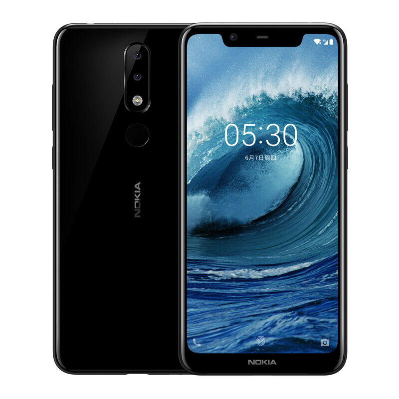 NOKIA/诺基亚 X5 手机 移动联通电信4G智能手机 全网通 双卡双待大屏幕手机 3G+32G 黑色