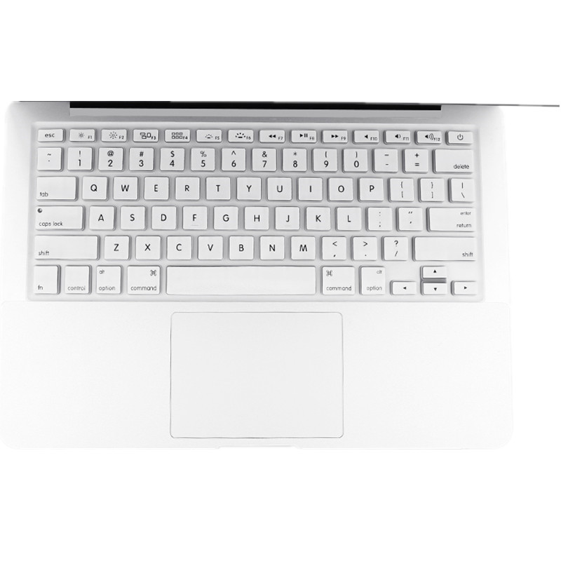 HIGE/苹果Macbook/Air/Pro笔记本电脑键盘保护膜新MacBookPro带TouchBar13/15 白色