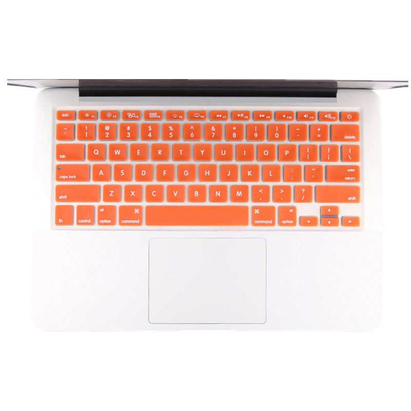 HIGE/苹果Macbook/Air/Pro笔记本电脑键盘保护膜air13/老款pro13/15英寸 橙色