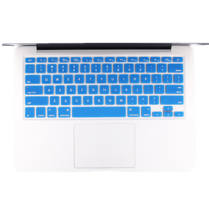 HIGE/苹果Macbook/Air/Pro笔记本电脑键盘保护膜新MacBookPro带TouchBar13/15 蓝色