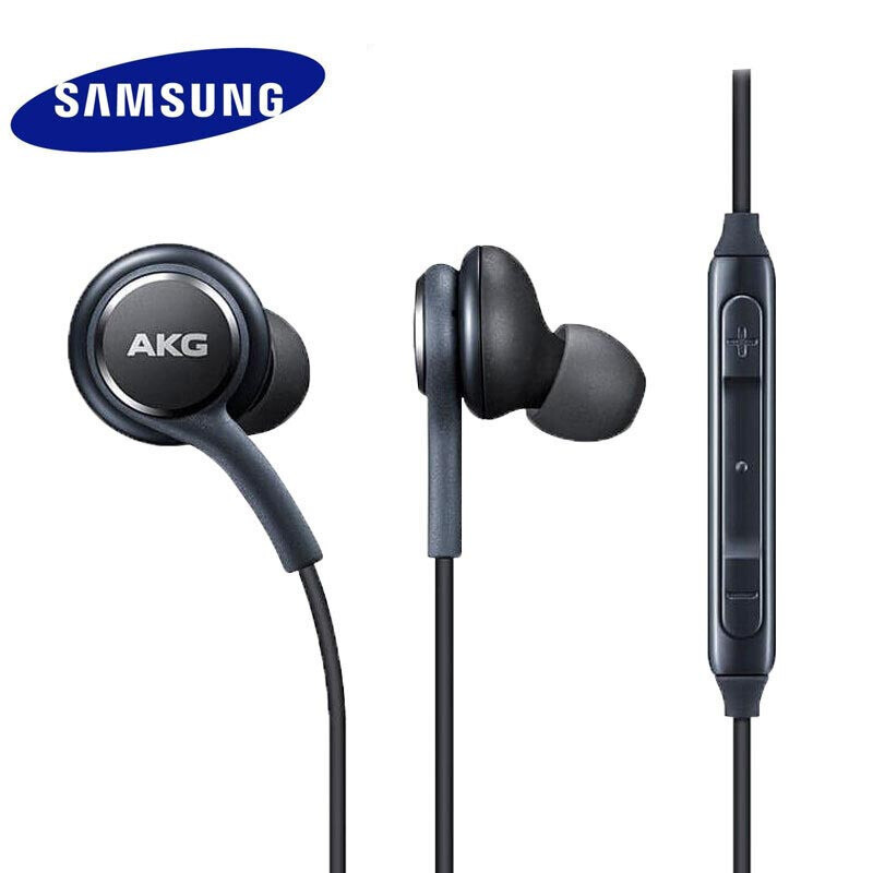 SAMSUNG/三星AKG调音版耳机 全新正品有线耳机 入耳式线控耳塞耳机线 重低音 适用于S8/9 S8+ S9 黑色