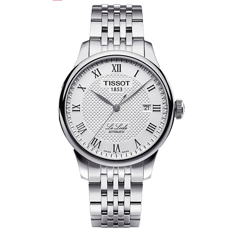 天梭(TISSOT)瑞士手表天梭力洛克系列正品时尚商务全自动机械表 男士腕表 情侣表女士手表T41.1.483.33