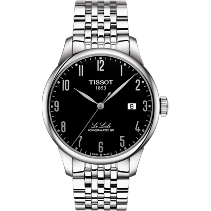天梭(Tissot)瑞士手表力洛克系列 机械表 男士休闲腕表T006.407.11.053.00