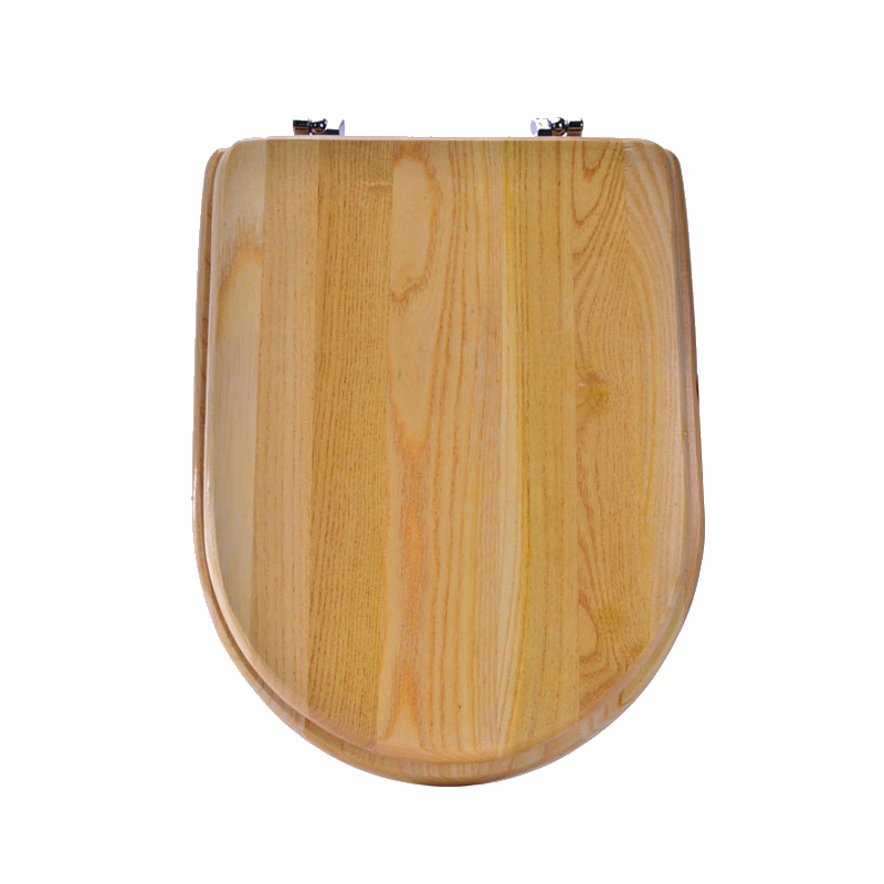 OVU型纯实木马桶盖加厚耐用老式木头坐便盖全木质马桶通用盖板壹德壹