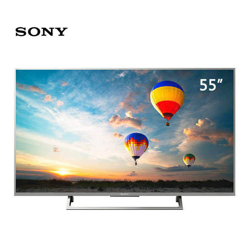 索尼(SONY)KD-55X8000E 55英寸 安卓6.0 网络智能电视 LED液晶平板电视 4K超高清电视 银色