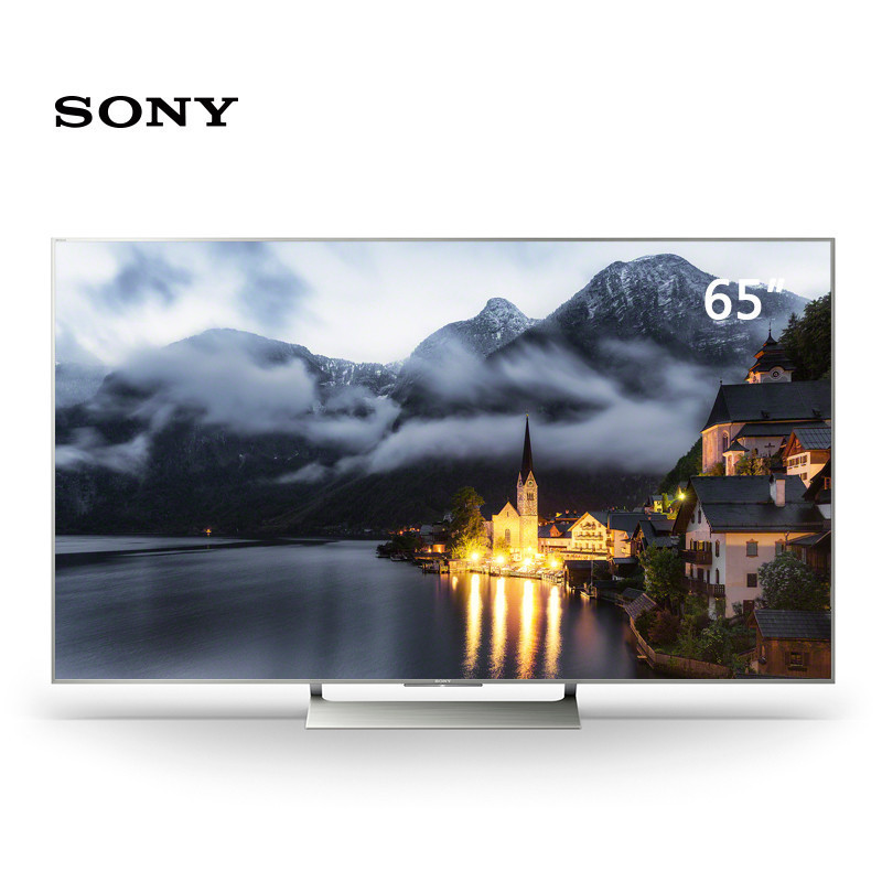 索尼SONY KD-65X9000E 65英寸 精锐光控Pro 安卓6.0 智能电视 液晶平板网络4K超高清电视 银色