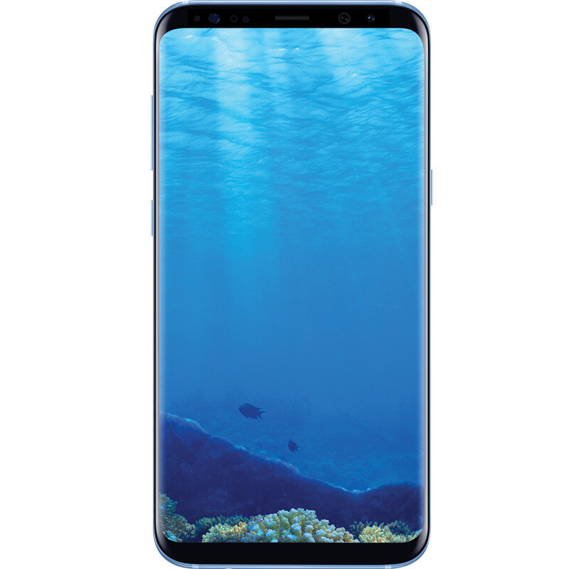 三星(SAMSUNG)Galaxy S8+手机双曲屏面部识别虹膜 防水智能全网通4G手机 128GB 珊瑚蓝港版原装正品