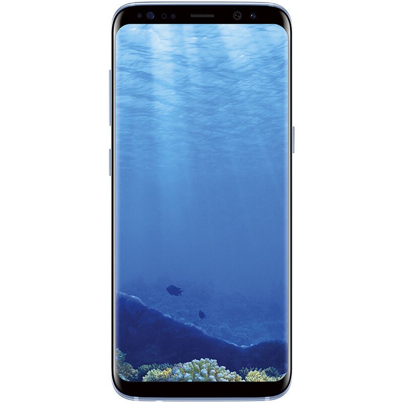 SAMSUNG/三星 Galaxy S8+ 移动联通电信4G手机双卡双待 4GB+64GB 港版 雾屿蓝[带票支持联保]