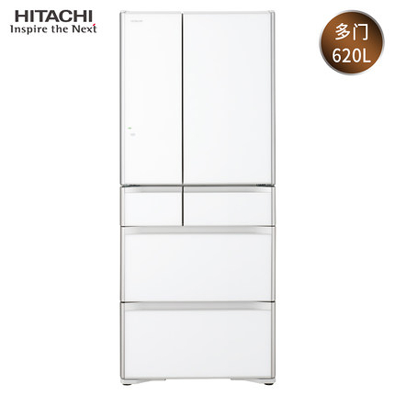 Hitachi/日立 R-G650GC原装进口智能变频无霜风冷电冰箱-水晶白