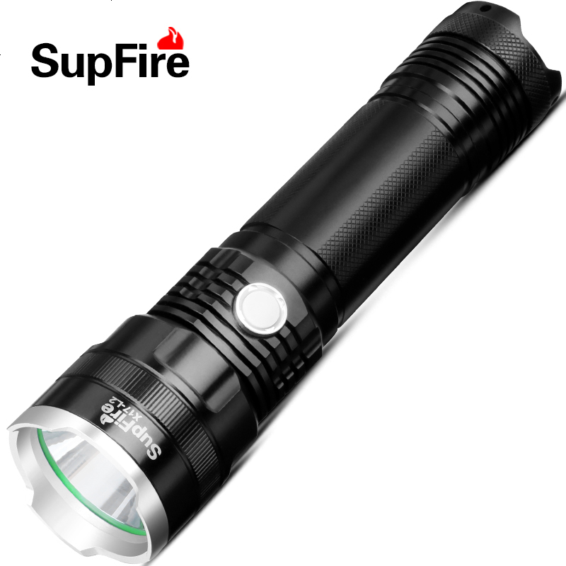 supfireX17手电筒强光可充电超亮多功能防水远射特种兵5000