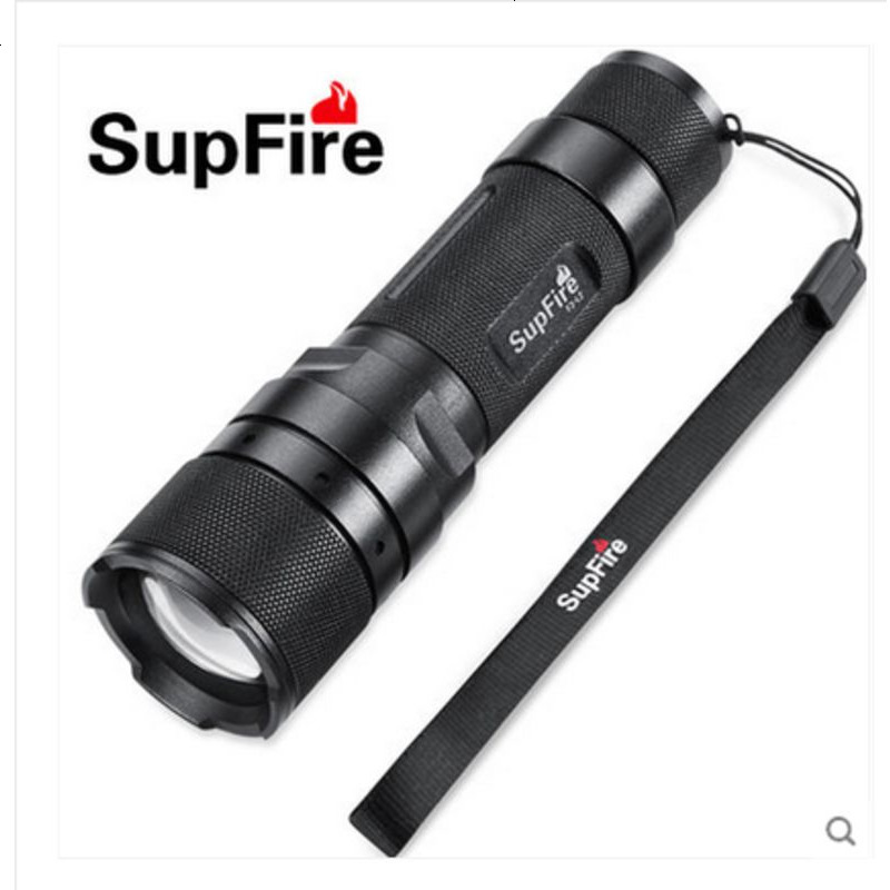 SupFireF3变焦强光手电筒军家用调焦可充电LED户外灯L2远