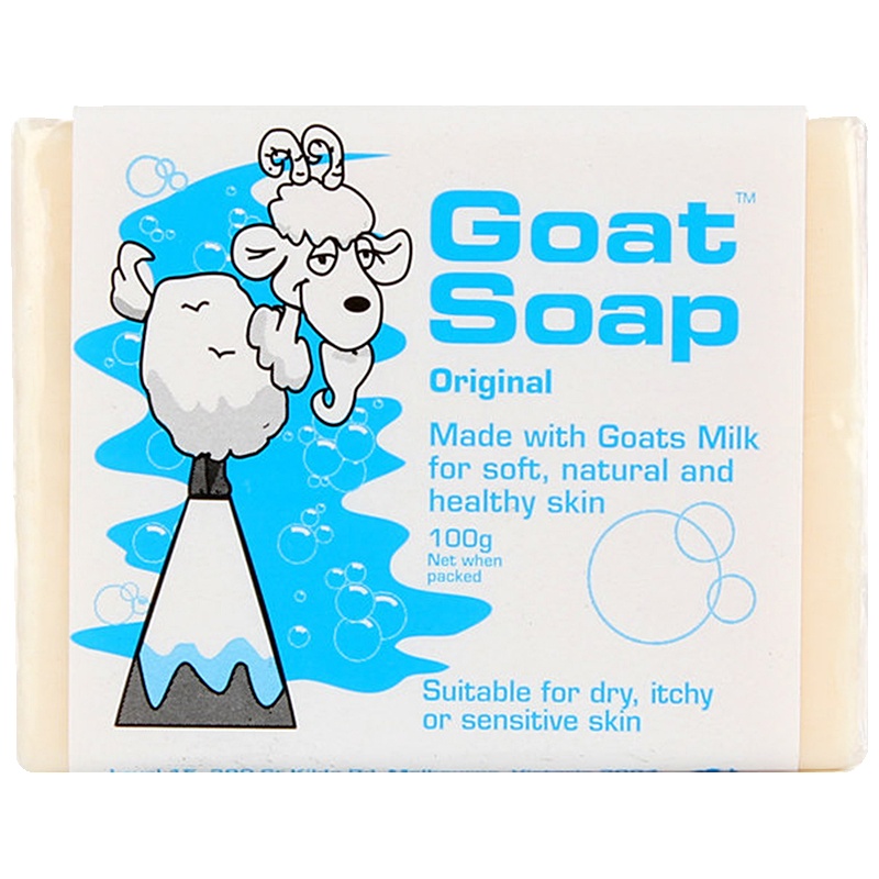 羊奶皂Goat Soap原味香皂保湿补水天然润肤100gPH平衡温和配方一皂多用各种肤质澳洲进口
