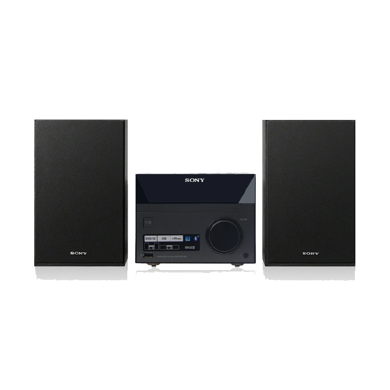 Sony/索尼CMT-SBT40D 迷你组合音响 桌面台式音箱 CD VCD DVD播放机 无线蓝牙组合音箱