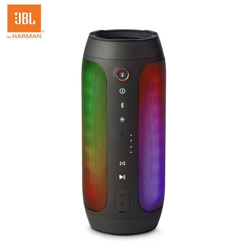 JBL PULSE2炫彩无线小音箱 低音炮 便携迷你音响 音乐脉动2代 黑色