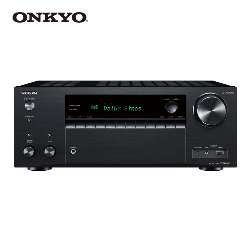 Onkyo/安桥 TX-NR686 7.2声道家用杜比全景声THX功放机进口蓝牙