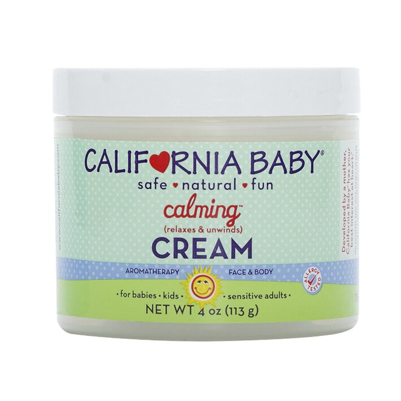 美国进口加州宝宝（California Baby） 婴幼儿镇静舒缓保湿面霜 护脸霜113g 适合所有肤质