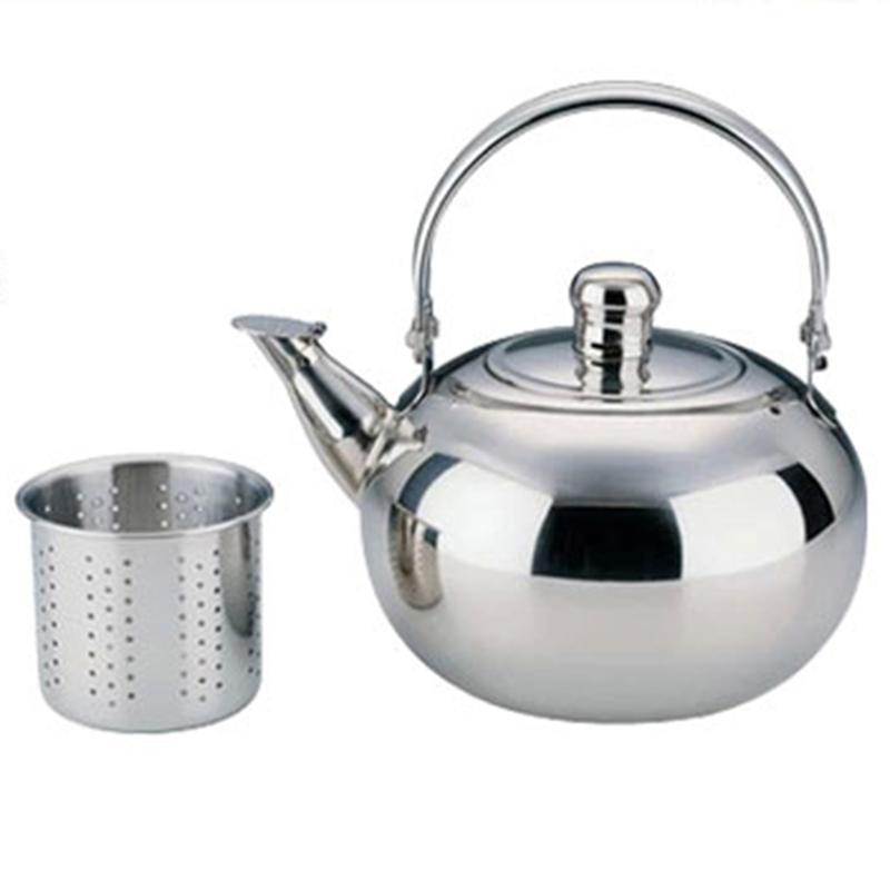 加厚201不锈钢烧水壶半球形提壶烧水壶煤气电磁炉煮开水茶壶热水壶