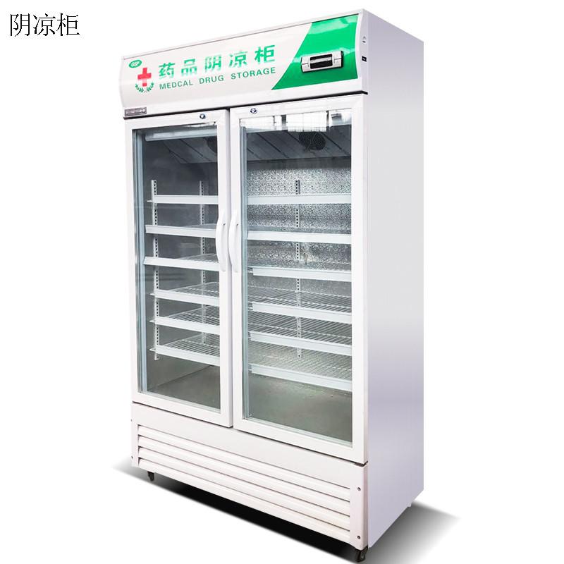 药品阴凉柜双医药柜医用柜冷藏推拉冰柜 双下机款 650L