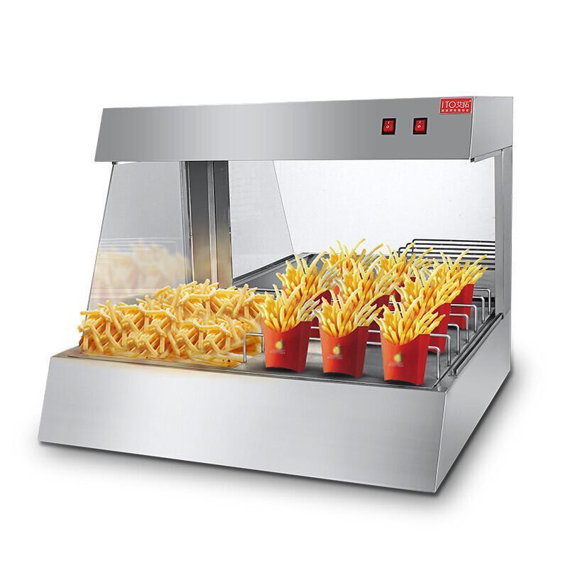 薯条工作站薯条机展示柜保温柜台式工作站 标配
