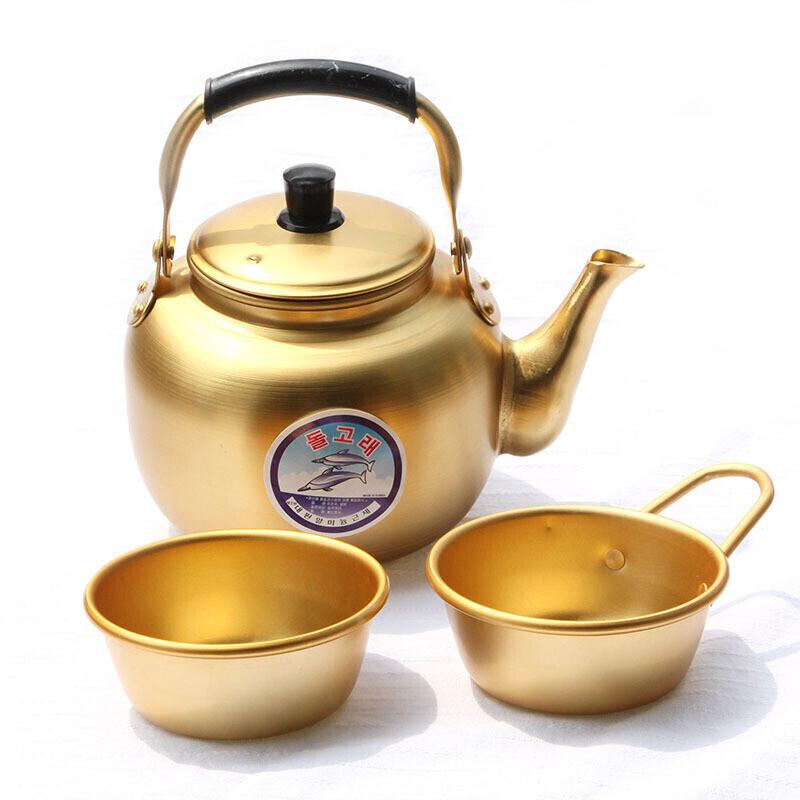 黄铝米酒壶茶壶铝制水壶凉水壶黄铝碗米酒杯饭碗