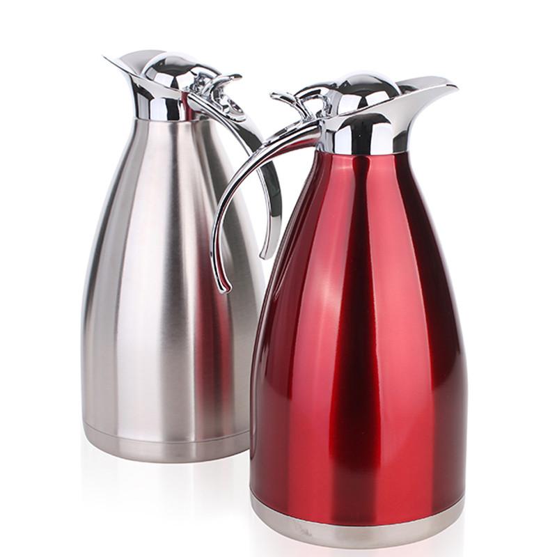 不锈钢保温壶 真空保温瓶家用热水瓶暖水壶瓶欧式2L