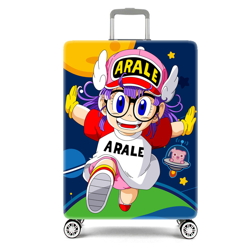 卡通女孩小雨弹力箱套拉杆箱旅行旅游登机行李箱保护罩防尘防划袋