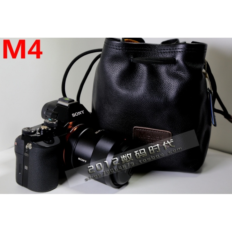 米克真皮相机镜头包 索尼A7/A7R相机包 徕卡M相机真皮袋