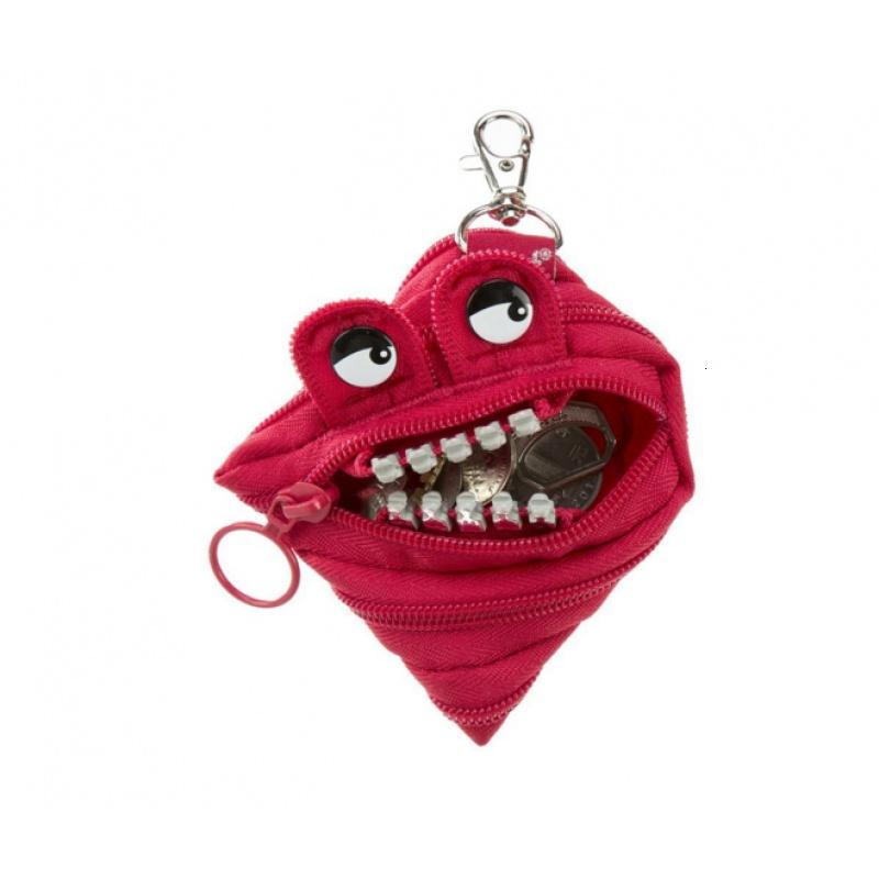 香港一根拉链包创意时尚可爱礼物小怪兽零钱包钥匙包