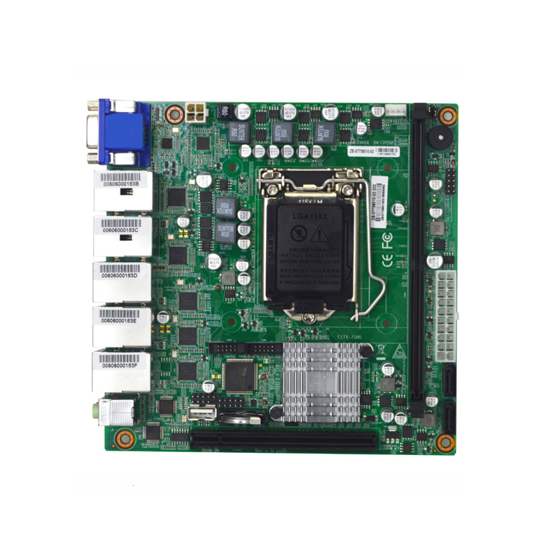 eip ITX-7580工业服务器台式机工控机主板1151针工控视觉主板
