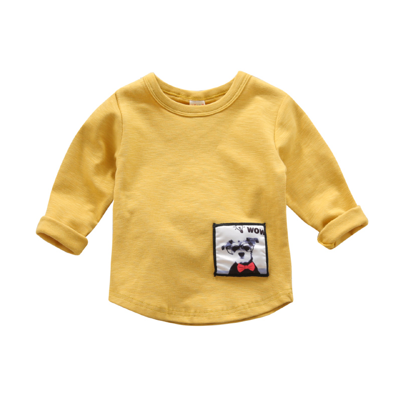 宝宝长袖T恤儿童秋季体恤衫1-2-3岁男童打底衫7-8月婴儿秋天衣服