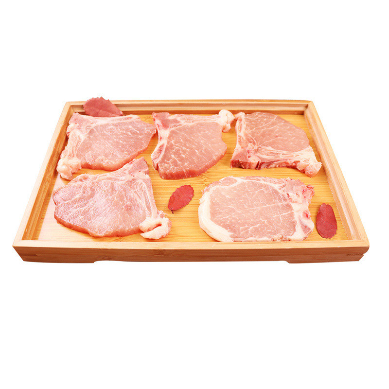 猪大排片 新鲜速冻带骨猪排肉 2kg 隆云烧烤火锅红烧带骨猪肉