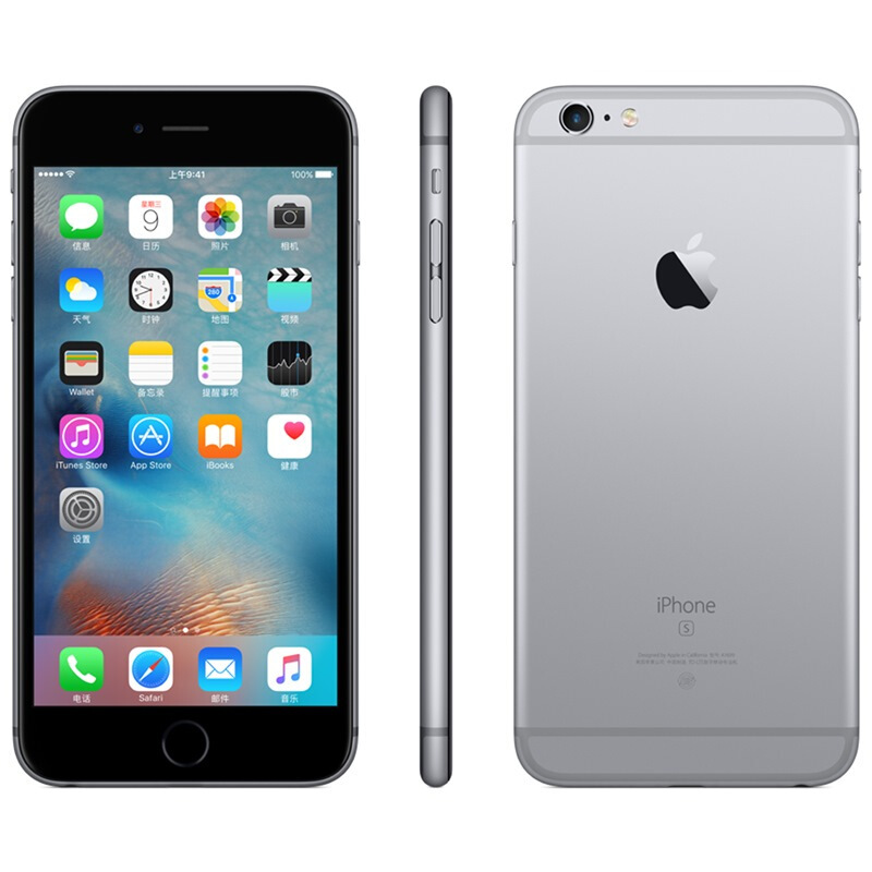 Apple/iPhone苹果6S Plus[美版有锁正品未激活]5.5寸移动联通电信4G全网通大屏智能手机 32G 深空灰[裸机]
