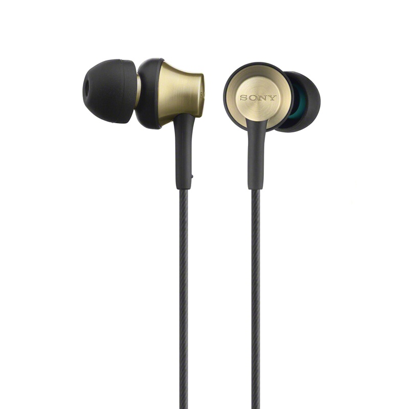 索尼(SONY)MDR-EX650AP 耳机入耳式有线耳机通用低音带麦手机线控通话耳机 铜褐色