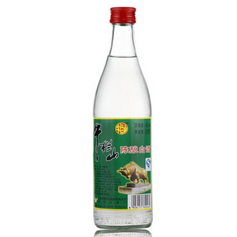 百年牛栏山二锅头白牛二陈酿42度中度白酒500ml*12瓶整箱装