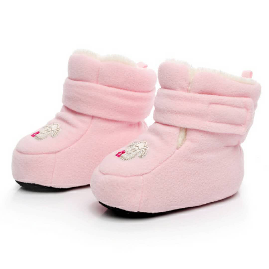 冬季新款宝宝棉鞋卡通软底鞋保暖学步鞋