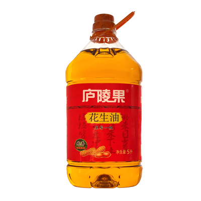 庐陵果 压榨一级 纯香花生油 5升家庭装(5L)