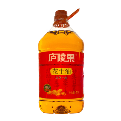 庐陵果 压榨一级 纯香花生油 物理压榨 4升装(4L)